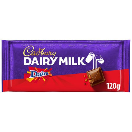 Cadbury Dairy Milk Daim Chocolate Block 120g
