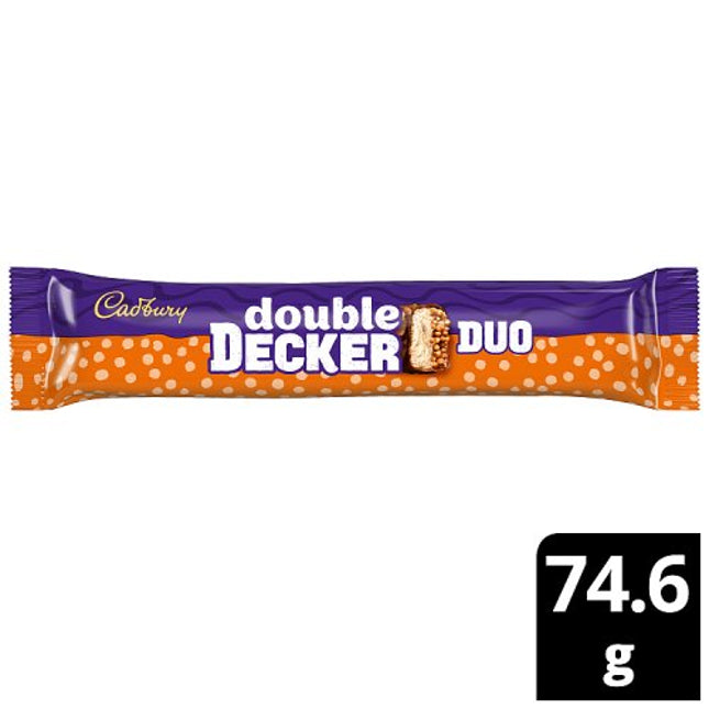 Cadbury Double Decker Duo Chocolate Bar 74.6g