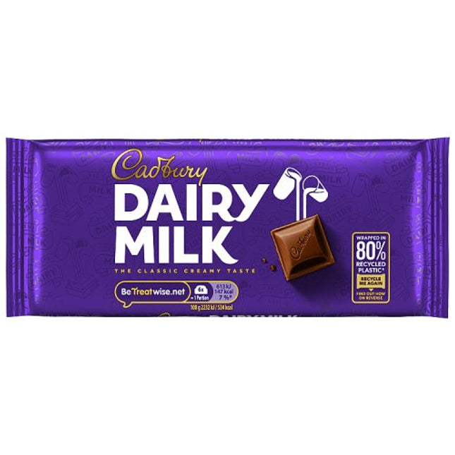 Cadbury Dairy Milk Chocolate Bar 110g