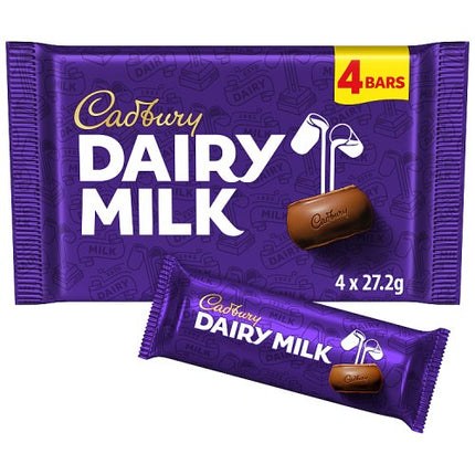 Cadbury Dairy Milk 4x27.2g