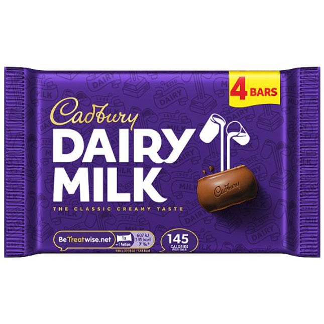 Cadbury Dairy Milk 4x27.2g