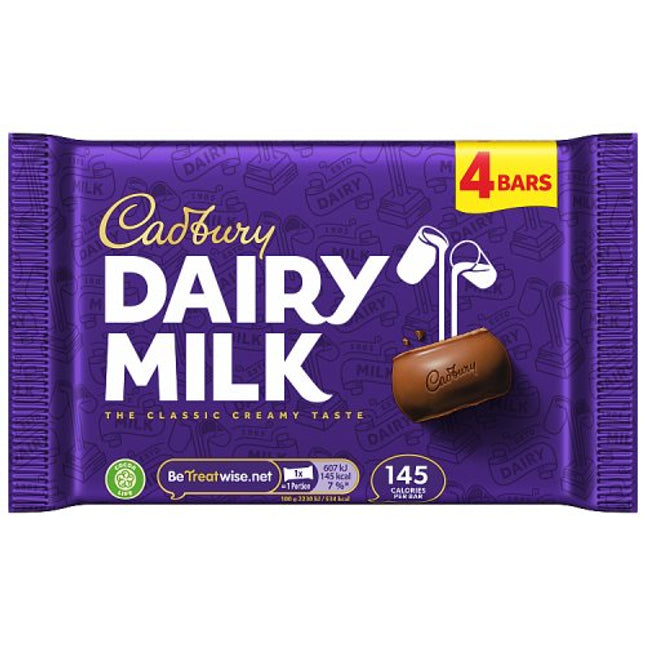 Cadbury Dairy Milk 4x27.2g