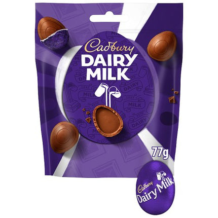 Cadbury Dairy Milk Mini Chocolate Eggs Bag 77g