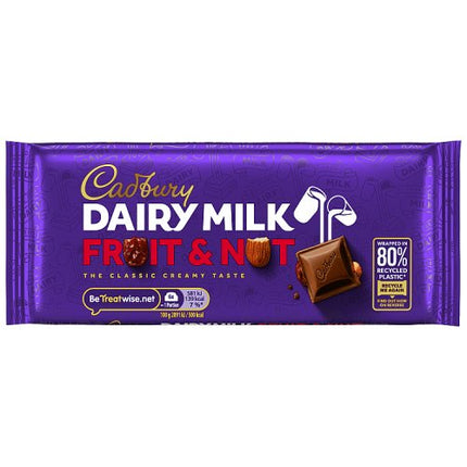 Cadbury Dairy Milk Fruit and Nut Chocolate Bar 110g