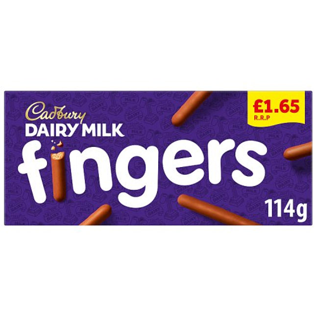 Cadbury Dairy Milk Fingers Milk Chocolate Biscuits £1.65 PMP 114g