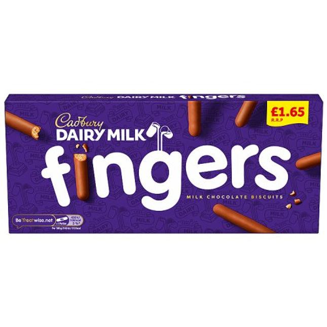 Cadbury Dairy Milk Chocolate Covered Fingers 114g £1.65