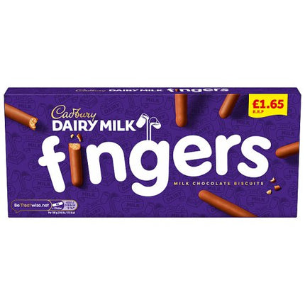 Cadbury Dairy Milk Fingers Milk Chocolate Biscuits £1.65 PMP 114g