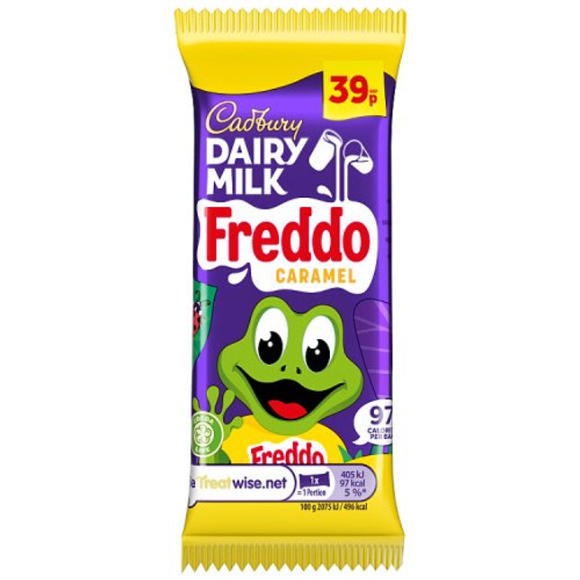 Cadbury Dairy Milk Freddo Caramel Chocolate Bar PMP £0.39 19.5g