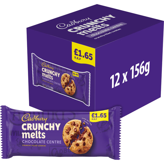 Cadbury Crunchy Melts Chocolate Biscuits 156g £1.65