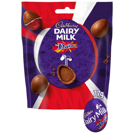Cadbury Dairy Milk Daim Mini Chocolate Eggs Bag 77g