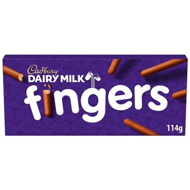 Cadbury Dairy Milk Fingers Milk Chocolate Biscuits 114g