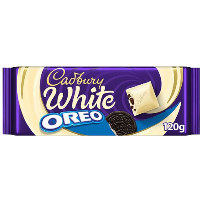 Cadbury White Oreo Chocolate Bar 120g