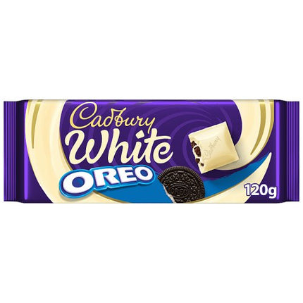 Cadbury White Oreo Chocolate Bar 120g