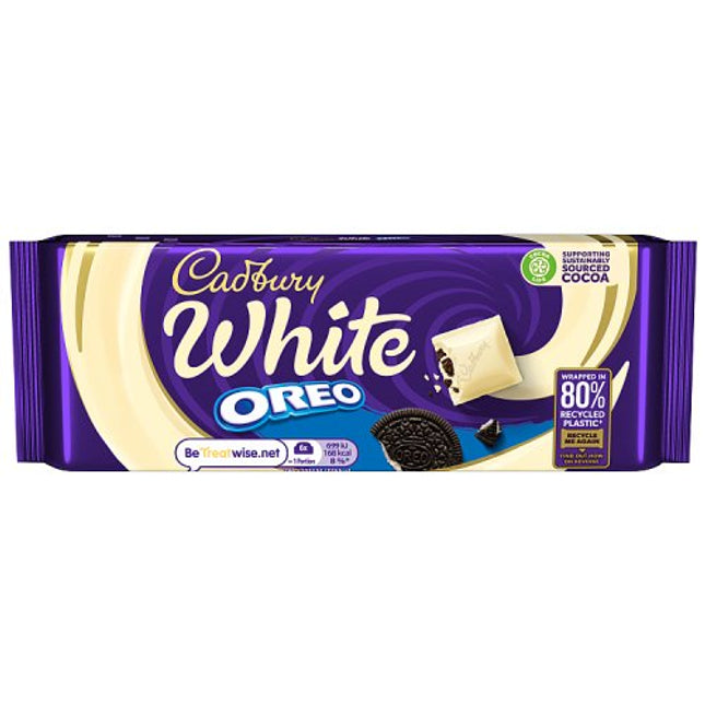 Cadbury White Oreo Chocolate Bar 120g