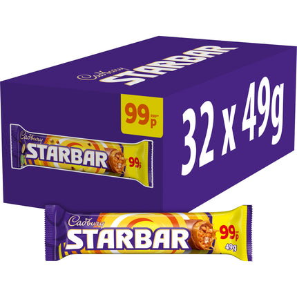 Cadbury Starbar Chocolate Bar 49g £0.99