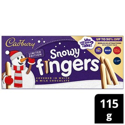 Cadbury Snowy Fingers Limited Edition 115g