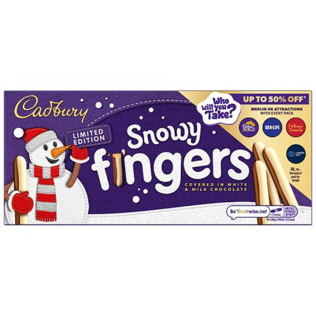 Cadbury Snowy Fingers Limited Edition 115g