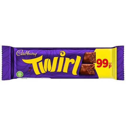 Cadbury Twirl Chocolate Bar PMP £0.99 43g