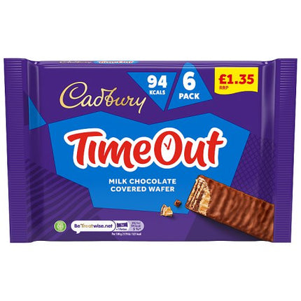 Cadbury Timeout  6 Pack 108g £1.35