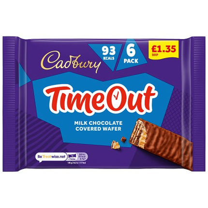 Cadbury Timeout  6 Pack 108g £1.35