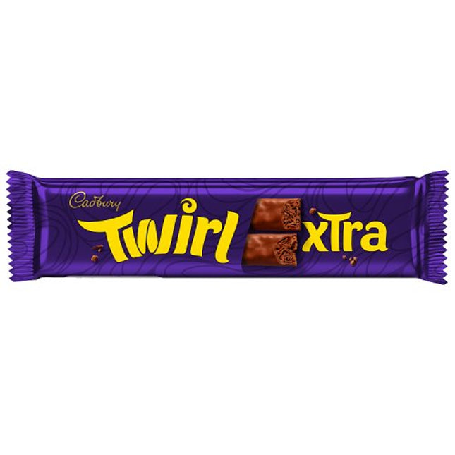 Cadbury Twirl Xtra Duo Chocolate Bar 54g