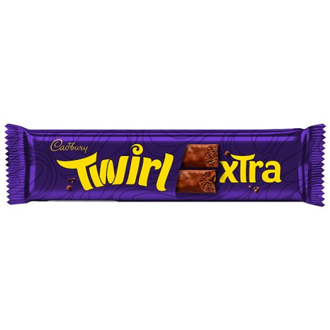 Cadbury Twirl Xtra Duo Chocolate Bar 54g