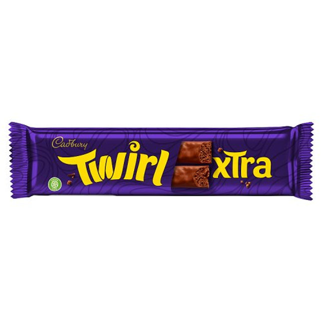 Cadbury Twirl Xtra Duo Chocolate Bar 54g