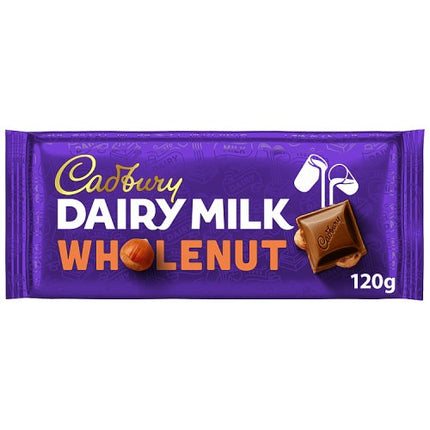Cadbury Dairy Milk Whole Nut Block 120g