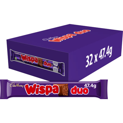 Cadbury Wispa Duo Chocolate Bar 47.4g