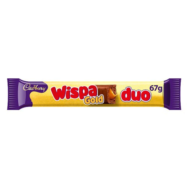 Cadbury Wispa Gold Duo Chocolate Bar 63g
