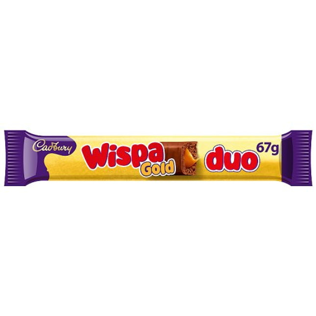 Cadbury Wispa Gold Duo Chocolate Bar 63g