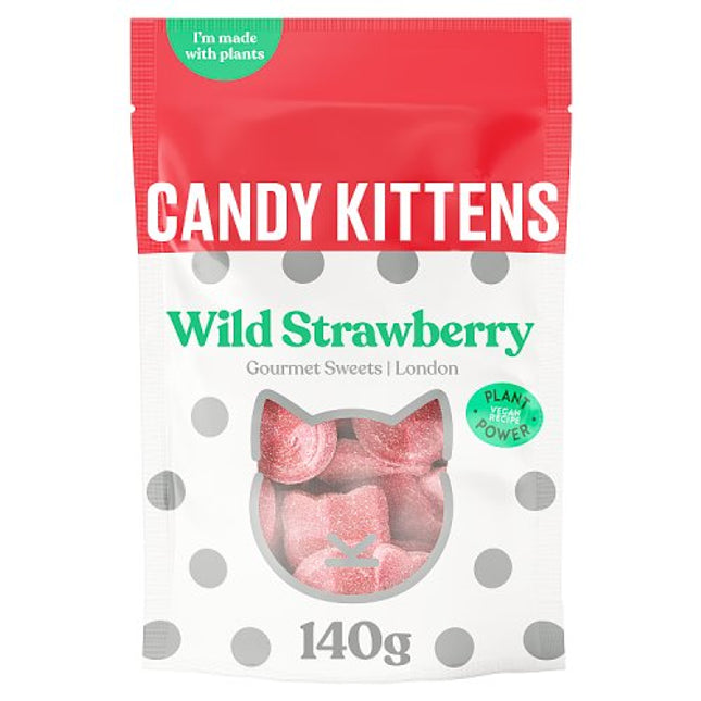 Candy Kittens Wild Strawberry Bag 140g