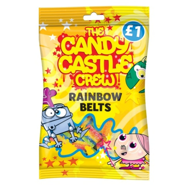 Candy Castle Crew Rainbow Belts 90g £1.00