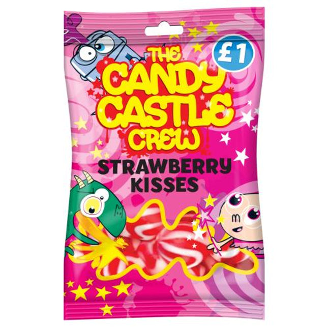 Candy Castle Crew Strawberry Kisses 90g £1.00