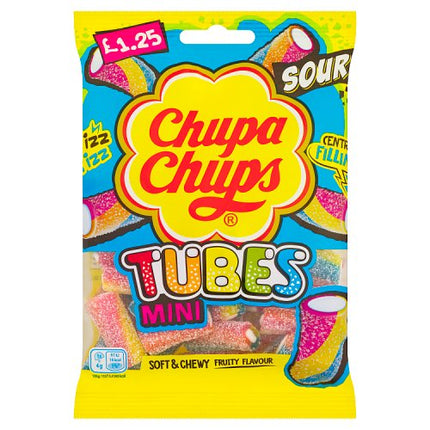 Chupa Chups Mini Sour Tubes 120g £1.25
