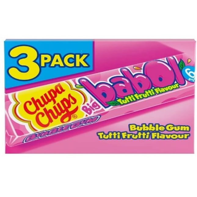 Chupa Chups Babol Tutti Frutti Multi 3 Pack
