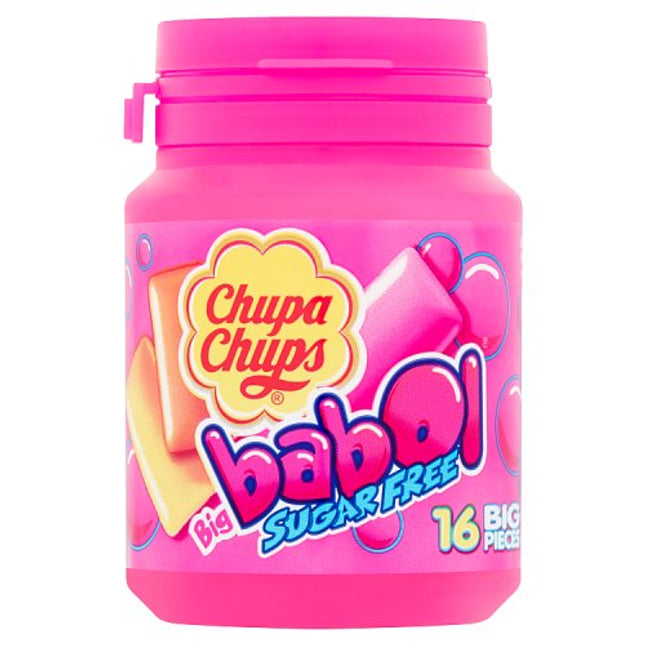 Chupa Chups Sugar Free Big Babol Tub 16pc