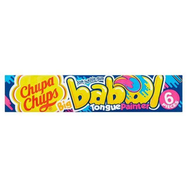 Chupa Chups Babol Blue Raspberry Bubble Gum 6 Piece
