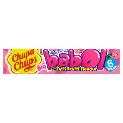Chupa Chups Babol Tutti Frutti Bubble Gum 6 Piece