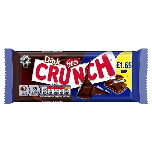 Nestle Crunch Bar Dark Chocolate 100g £1.65