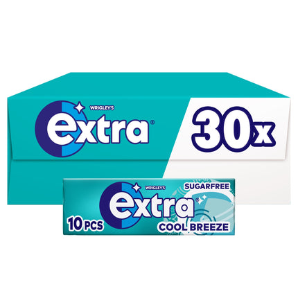 Extra Cool Breeze Sugarfree Chewing Gum 3 Packs