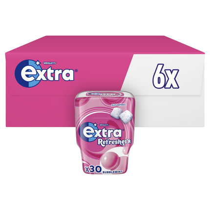 Extra Refreshers Bubblemint Sugar Free Gum 30pc