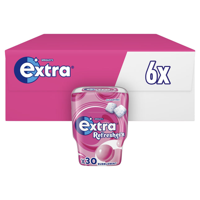 Extra Refreshers Bubblemint Sugar Free Gum 30pc