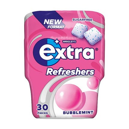 Extra Refreshers Bubblemint Sugar Free Gum 30pc