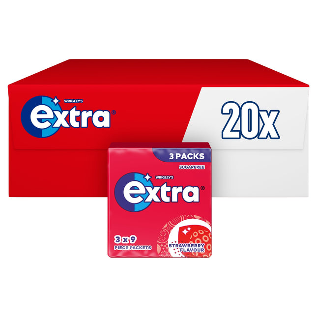 Wrigley's Extra Strawberry 3 Packs