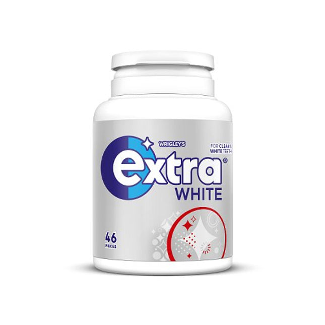 Wrigley's Extra White Sugarfree Chewing Gum 46 Pieces