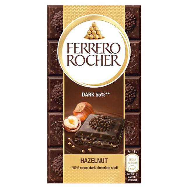 Ferrero Rocher Tablet Dark Chocolate 90g