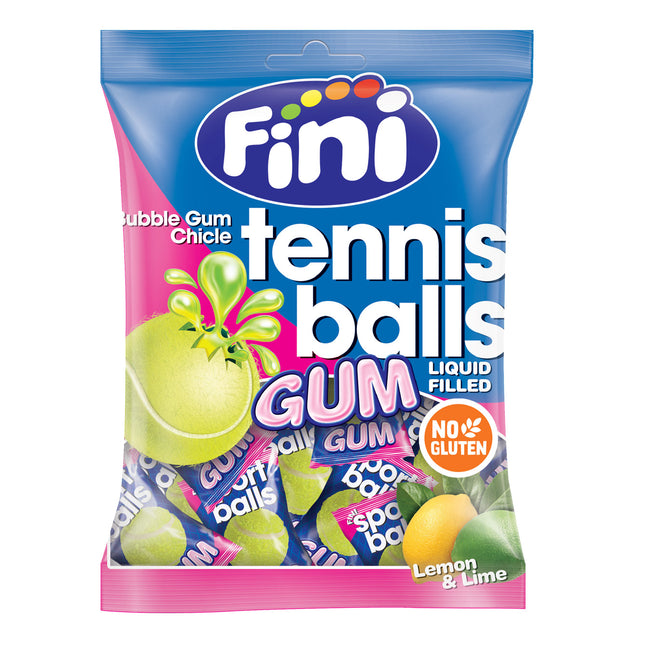 Fini Halal Tennis Ball Bubble Gum 75g