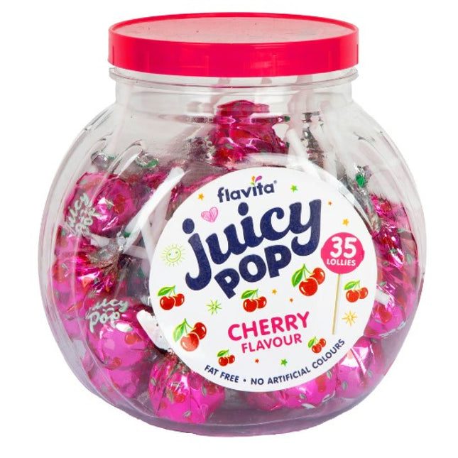 Flavita Lollies Cherry Jar 35pcs