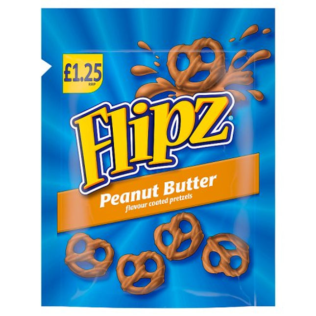 Flipz Peanut Butter Coated Pretzels 80g £1.25
